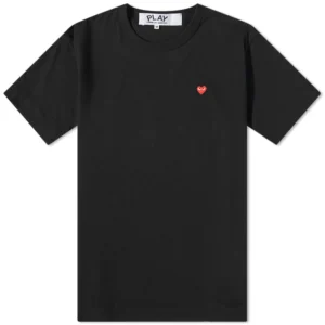 Comme Des Garcons Play Small Red Heart Tee